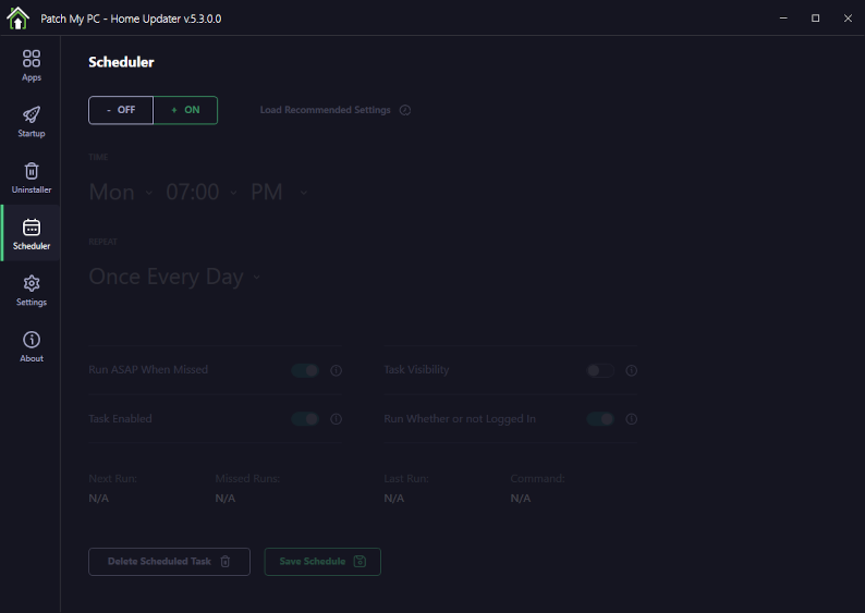 Patchmypc scheduler activation page Patchmypc scheduler activation page