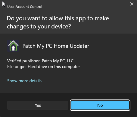 Patchmypc privileged execution authorization popup Patchmypc privileged execution authorization popup