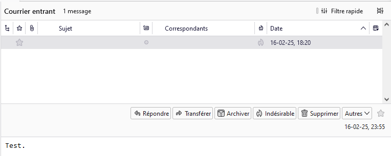 Email sans en-têtes