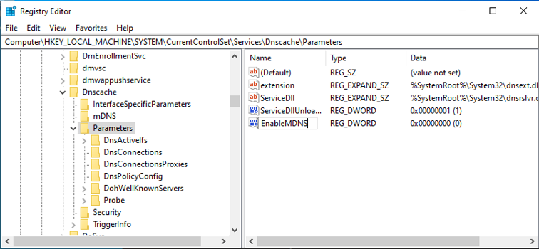 Désactivation de mDNS