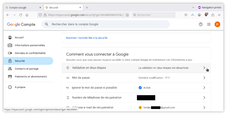 Paragraphe Comment vous connecter à Google
